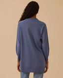 uzun kollu basic triko tunik Scl