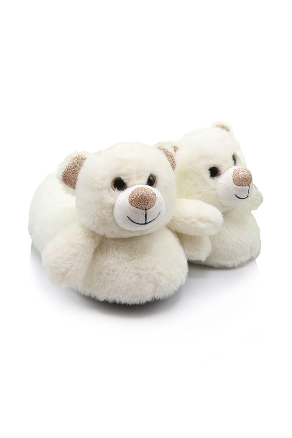 Twigy Ayıcıklı Peluş Kadın Terliği - Rahat, Şirin, Minimalist