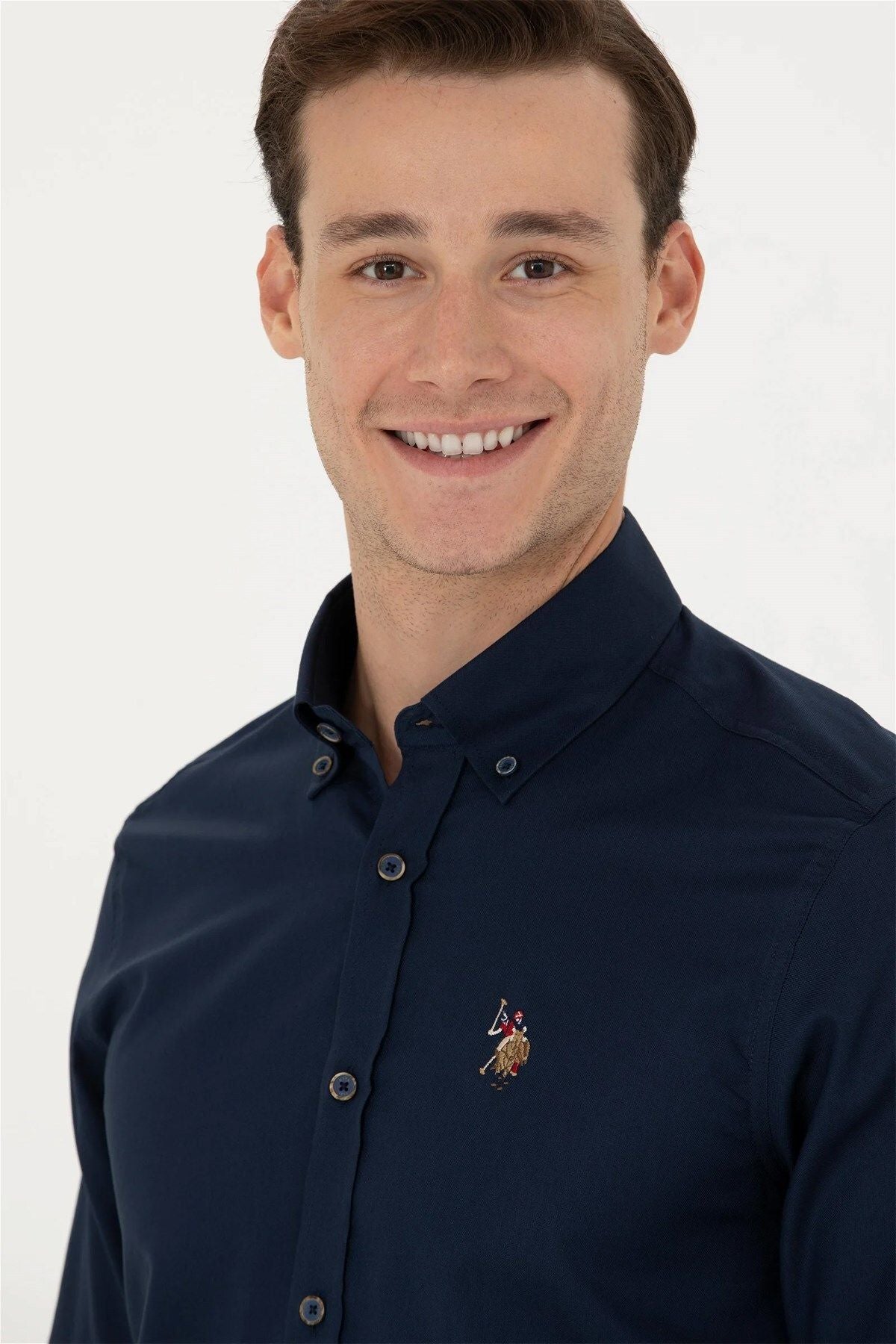 U.S. Polo Assn. Minimalist Erkek Uzun Kol Gömlek - Günlük & İş