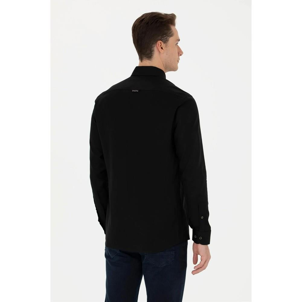 U.S. Polo Assn. Erkek Minimalist Uzun Kol Gömlek - Regular Fit
