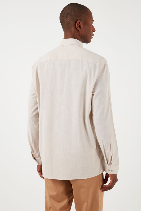 U.S. Polo Assn. Minimalist Erkek Gömlek - Uzun Kol - Günlük & İş