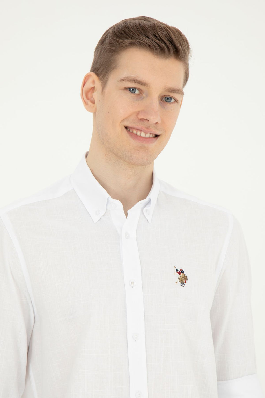 U.S. Polo Assn. Minimalist Erkek Gömlek - Uzun Kol - Günlük & İş