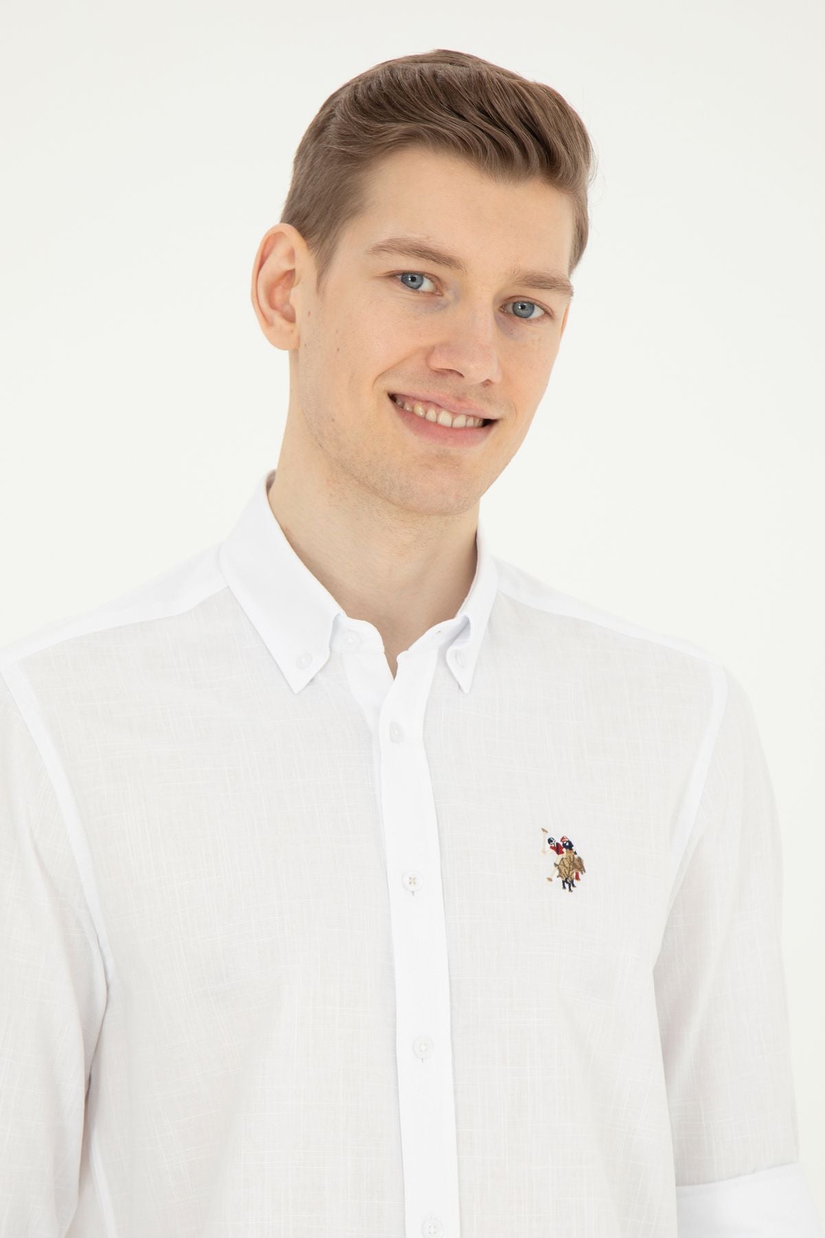 U.S. Polo Assn. Minimalist Erkek Gömlek - Uzun Kol - Günlük & İş