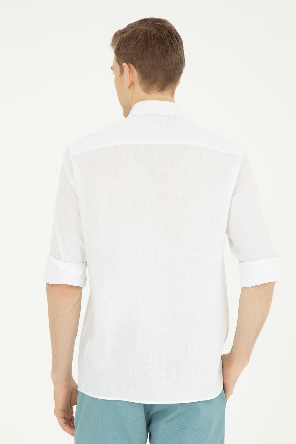 U.S. Polo Assn. Minimalist Erkek Gömlek - Uzun Kol - Günlük & İş