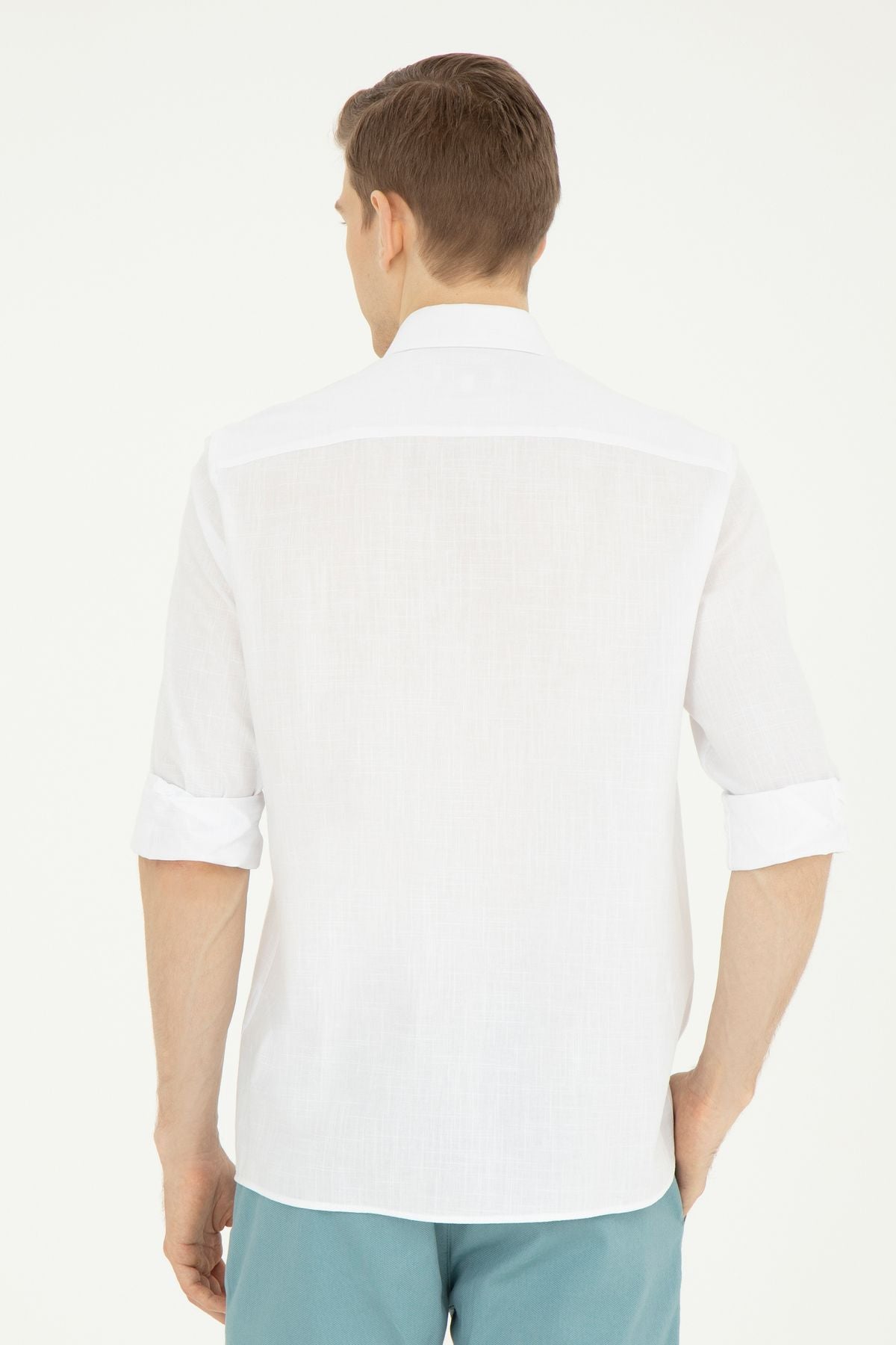 U.S. Polo Assn. Minimalist Erkek Gömlek - Uzun Kol - Günlük & İş
