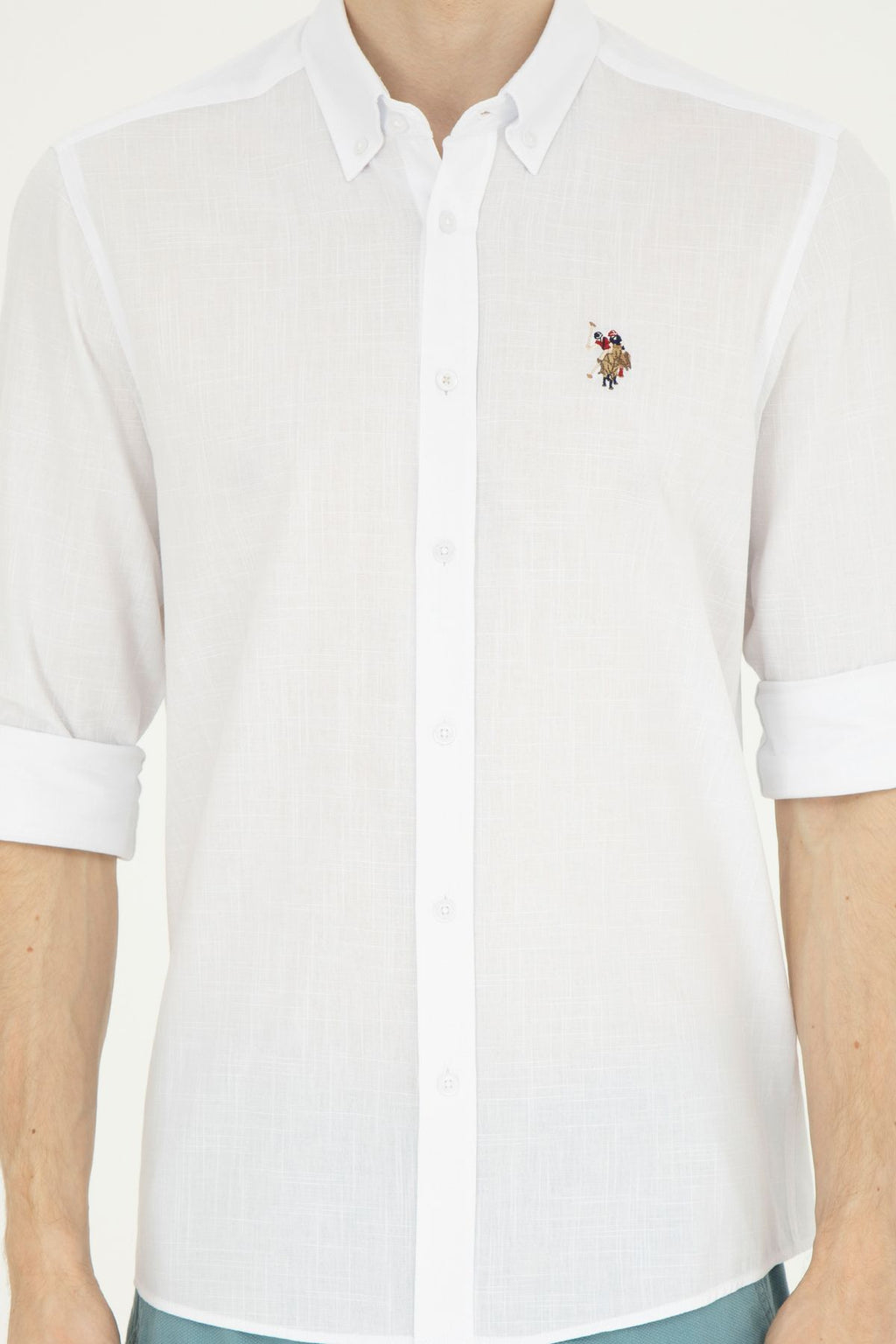 U.S. Polo Assn. Minimalist Erkek Gömlek - Uzun Kol - Günlük & İş