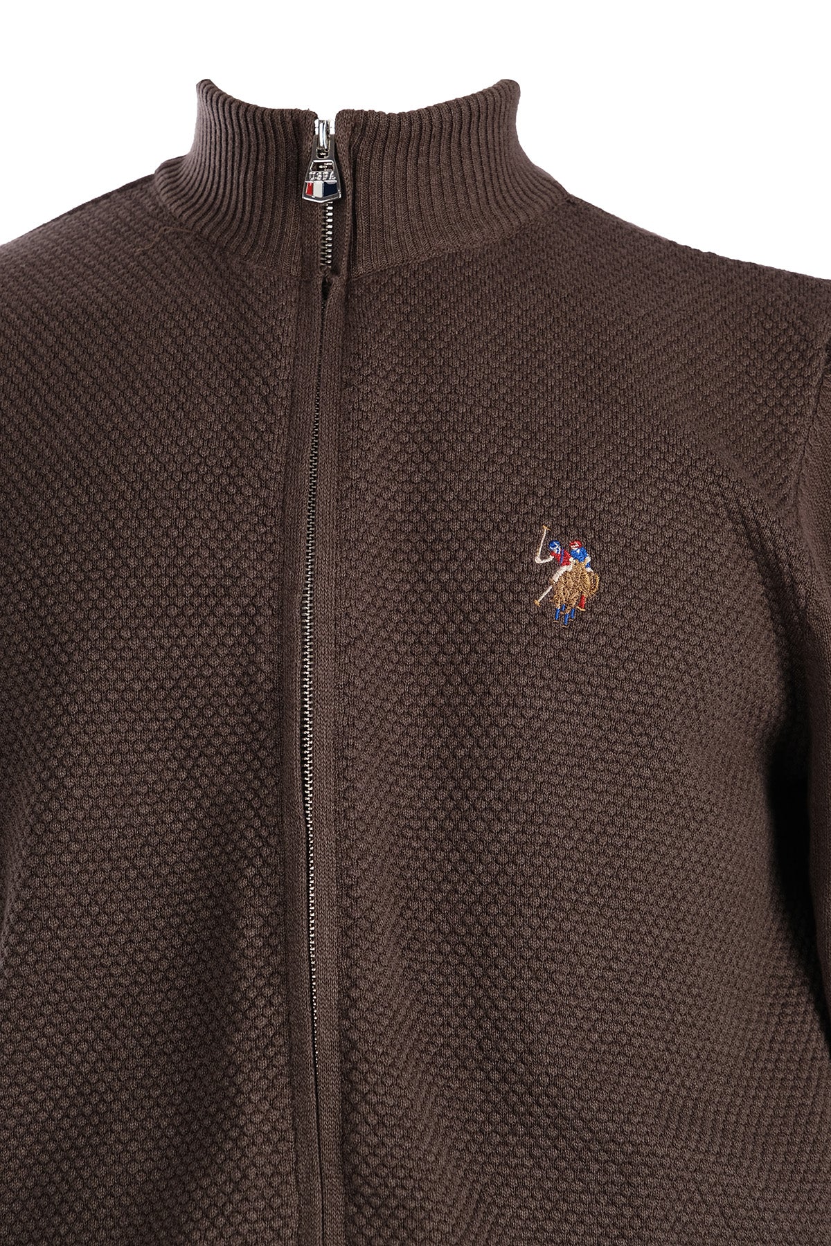 U.S. Polo Assn. Erkek Minimalist Fermuarlı Hırka - Günlük Şıklık İkincil görsel
