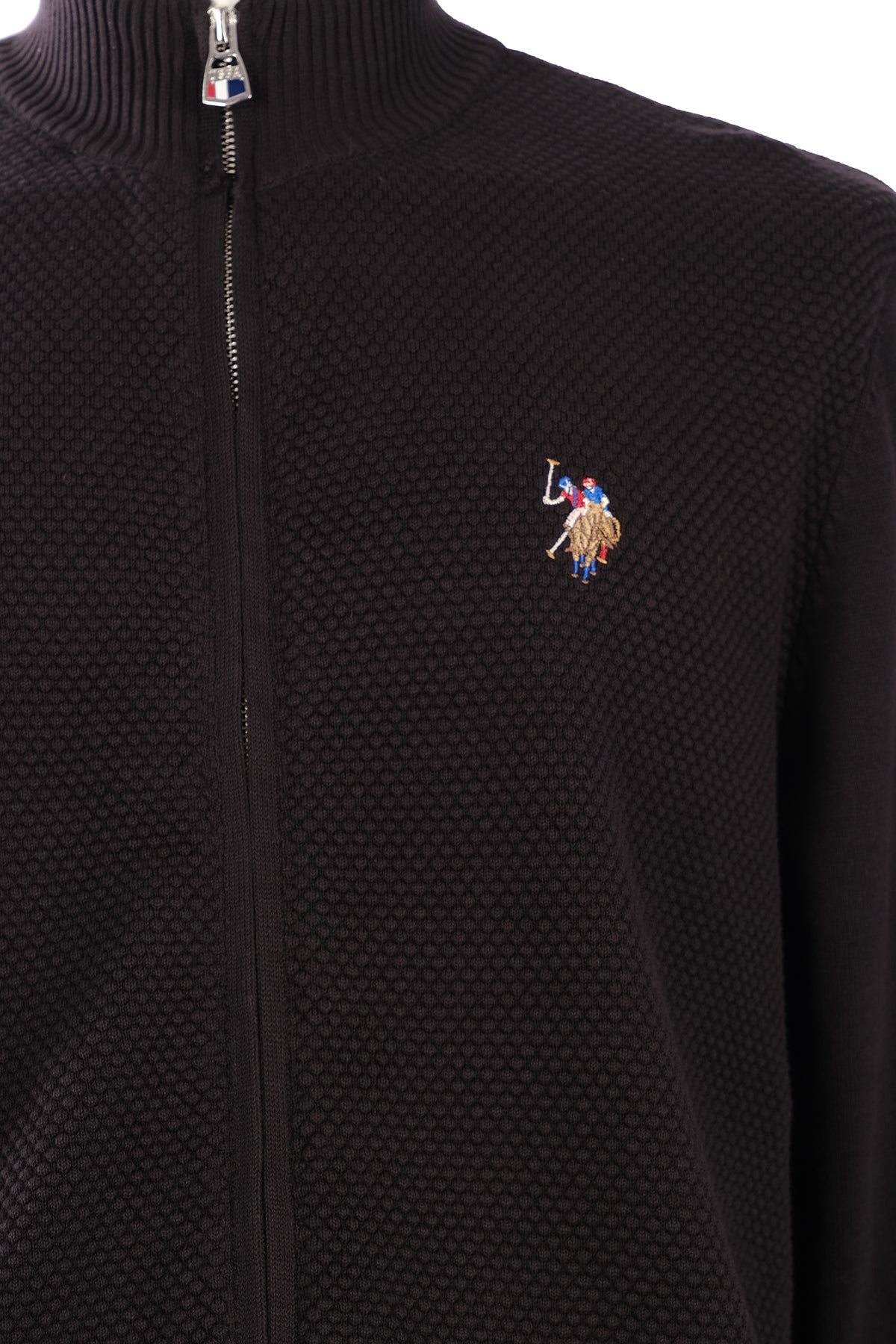 U.S. Polo Assn. Erkek Minimalist Fermuarlı Hırka - Günlük Şıklık