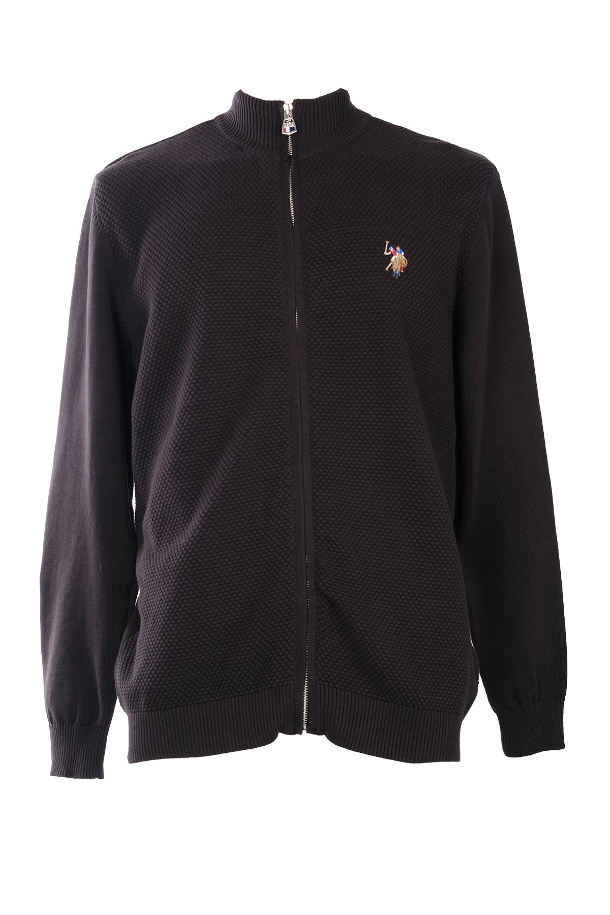 U.S. Polo Assn. Erkek Minimalist Fermuarlı Hırka - Günlük Şıklık