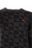 U.S. Polo Assn. Erkek Geometrik Desenli Uzun Kol Kazak - Minimalist Stil