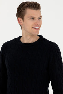 U.S. Polo Assn. Erkek Minimalist Örgü Kazak - Günlük Stil