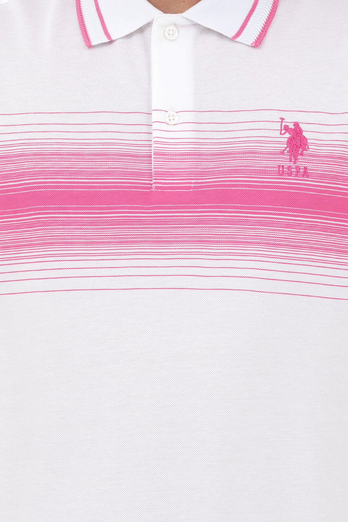 U.S. Polo Assn. Erkek Minimalist Polo Yaka Kısa Kol T-Shirt