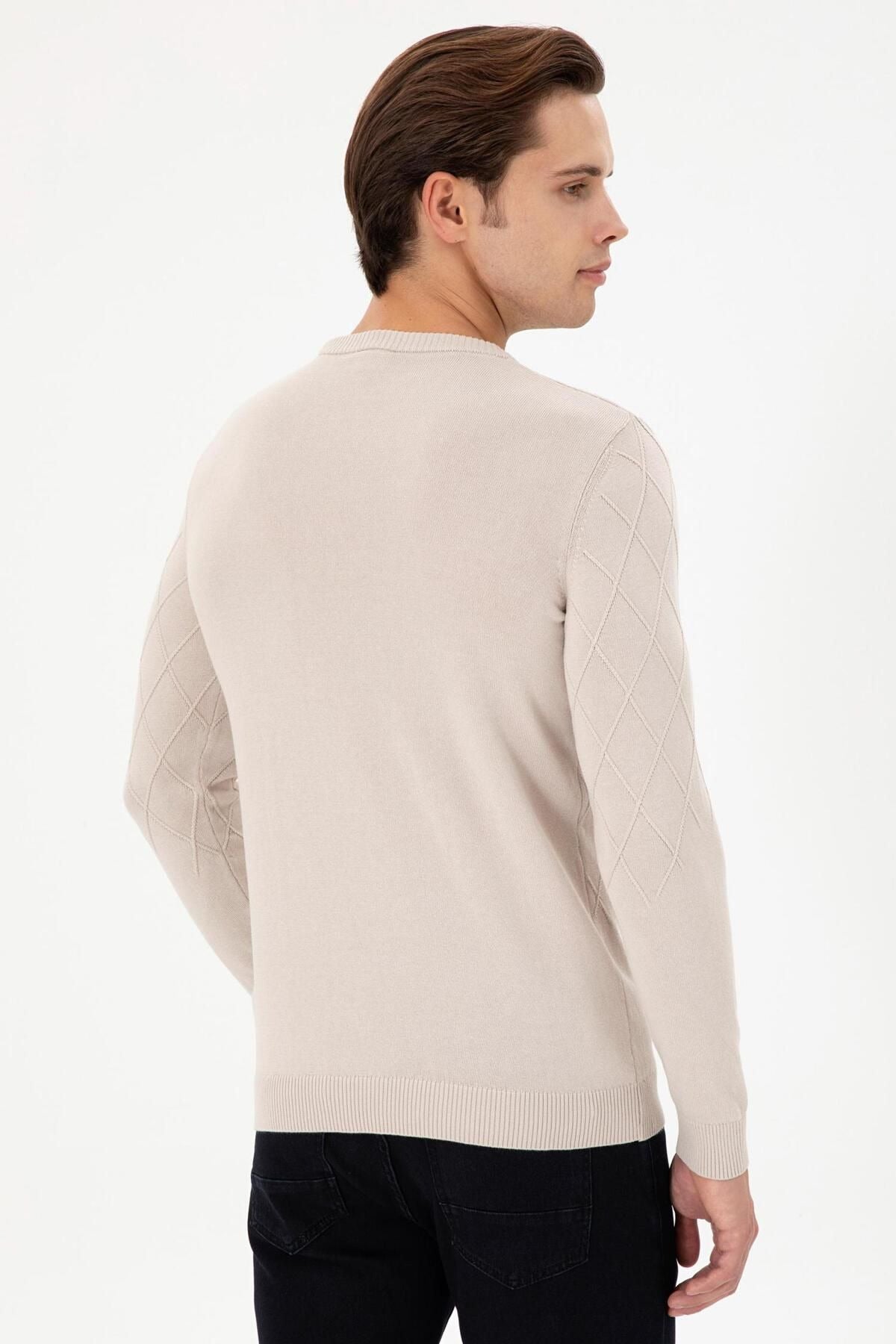 U.S. Polo Assn. Erkek Minimalist Uzun Kol Kazak - Günlük Şıklık İkincil görsel