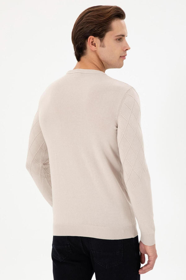 U.S. Polo Assn. Erkek Minimalist Uzun Kol Kazak - Günlük Şıklık
