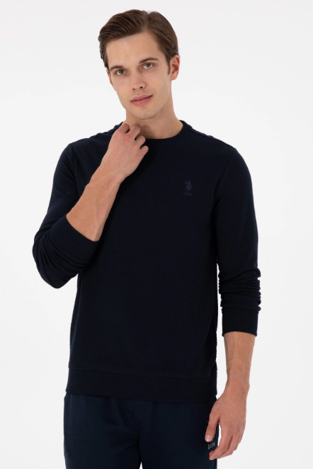 U.S. Polo Assn. Erkek Minimalist Uzun Kol Sweatshirt - Regular Fit Translation missing: tr.content.product_image_main