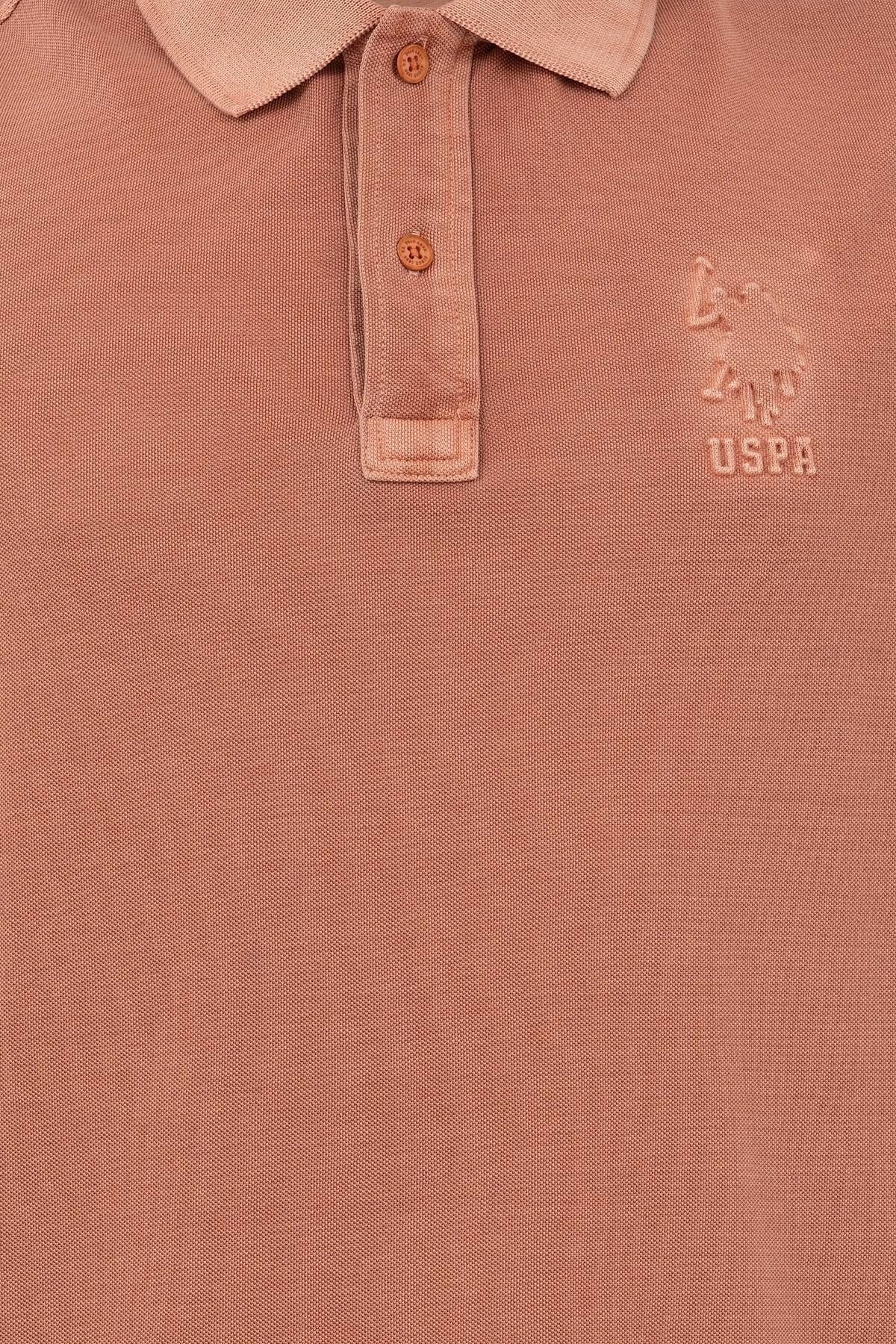 U.S. Polo Assn. Erkek Minimalist Polo Yaka Kısa Kol T-Shirt - Günlük Stil