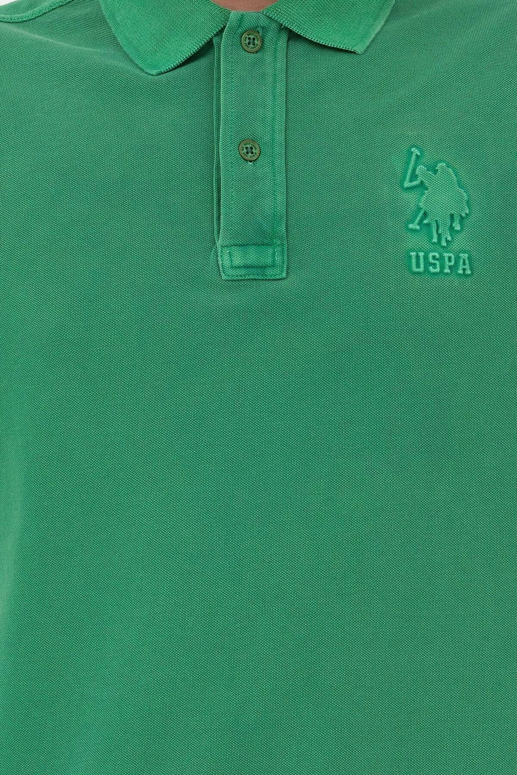 U.S. Polo Assn. Erkek Minimalist Polo Yaka Kısa Kol T-Shirt - Günlük Stil