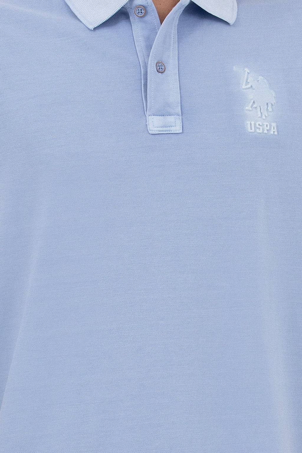 U.S. Polo Assn. Erkek Minimalist Polo Yaka Kısa Kol T-Shirt - Günlük Stil