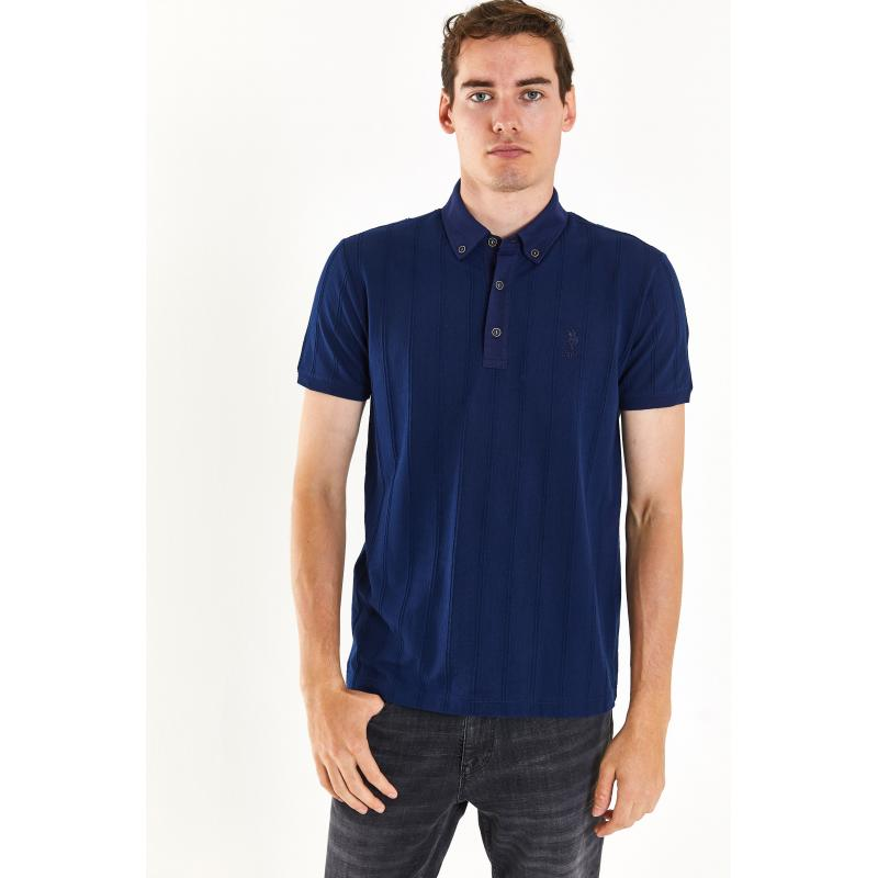 U.S. Polo Assn. Minimalist Polo Yaka Kısa Kol Erkek Tişört - Günlük Stil Translation missing: ar.content.product_image_main