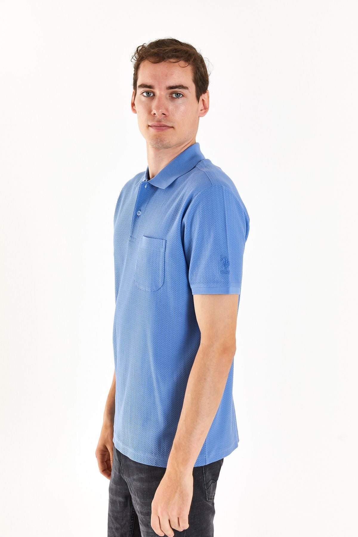 U.S. Polo Assn. Erkek Polo Yaka Kısa Kol Minimalist T-Shirt Translation missing: ar.content.product_image_secondary