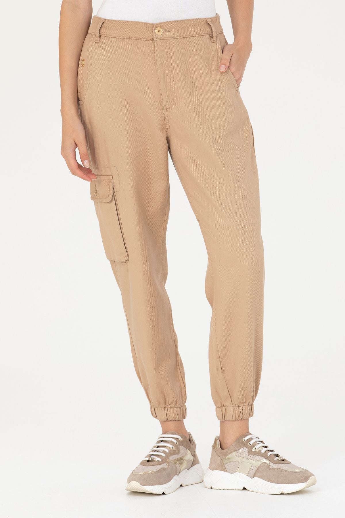 U.S. Polo Assn. Oversize Kadın Cargo Pantolon - Rahat ve Şık Translation missing: ar.content.product_image_secondary