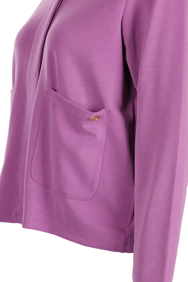 U.S. Polo Assn. Minimalist Crop Sweatshirt - Uzun Kol - Günlük