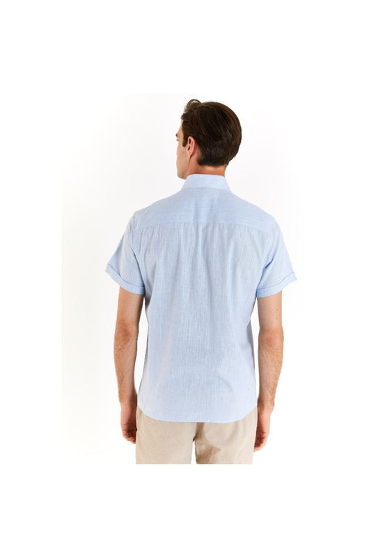 U.S. Polo Assn. Minimalist Kısa Kol Erkek Gömleği - Regular Fit