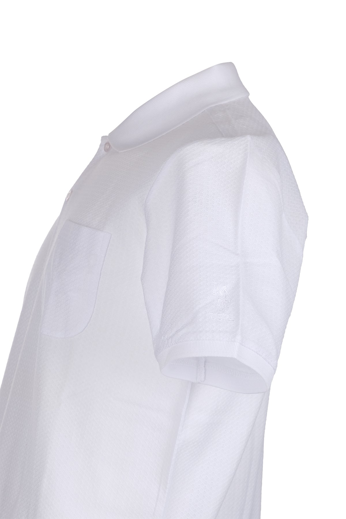 U.S. Polo Assn. Minimalist Polo Yaka Kısa Kol Erkek T-Shirt - Günlük Stil