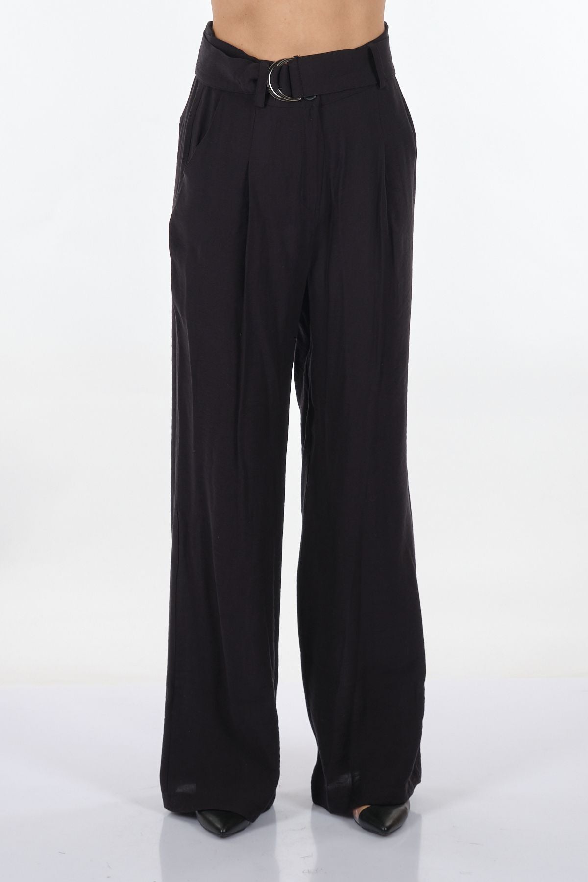 Unique Mode Midi Geniş Paça Kadın Pantolon - Minimalist, Rahat & Şık