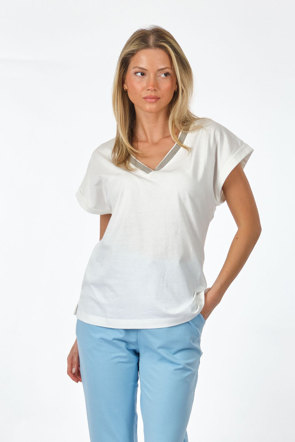 Unique Mode Kadın T-Shirt US232028