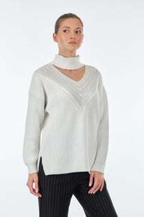 Unique Mode Minimalist Boğazlı Oversize Triko - Günlük Şıklık