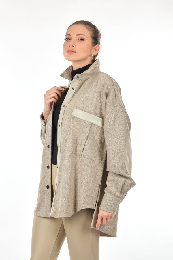 Unique Mode Oversize Kadın Gömlek - Minimalist Günlük Stil