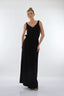Unique Mode V Yaka Oversize Maxi Elbise - Minimalist Stil