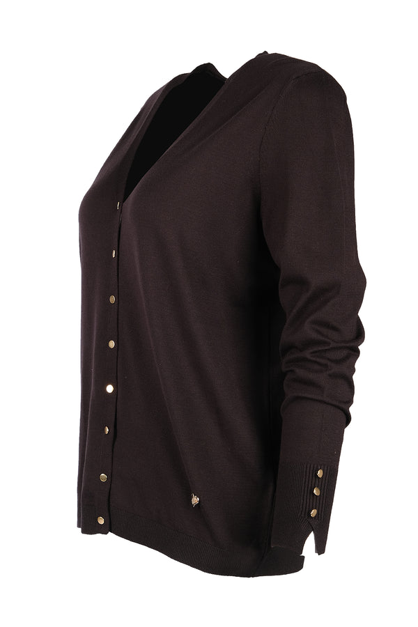 Vedi-bb Oversize V Yaka Kadın Ceket - Minimalist Günlük Stil