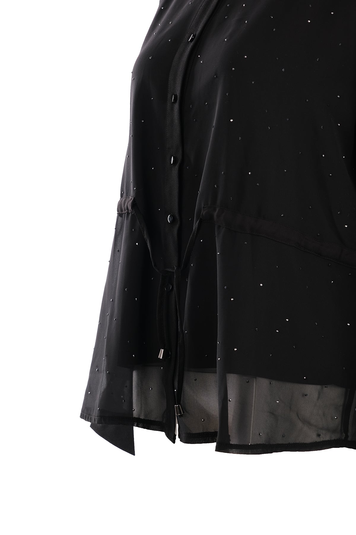 Vedi-bb Oversize Uzun Kol Şifon Gömlek - Minimalist Tarz