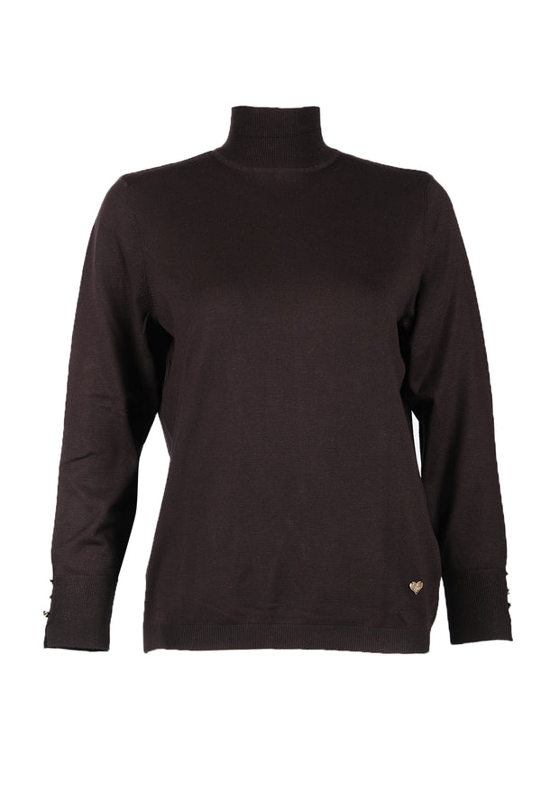 Vedi-bb Kadın Oversize Boğazlı Uzun Kol Kazak - Minimalist