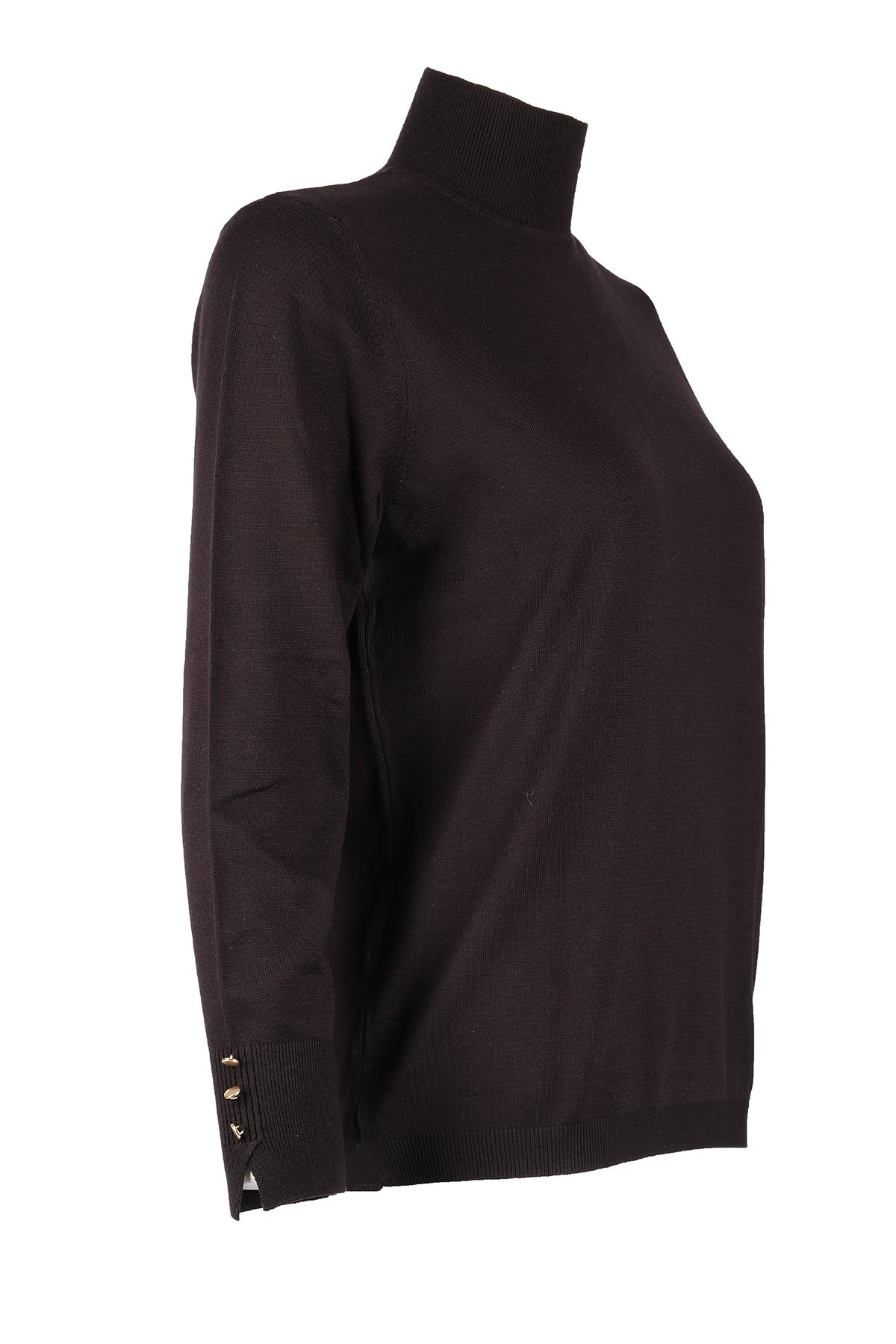Vedi-bb Kadın Oversize Boğazlı Uzun Kol Kazak - Minimalist