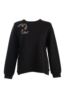 Vedi-bb Kadın Oversize Minimalist Sweatshirt - Günlük Kullanım