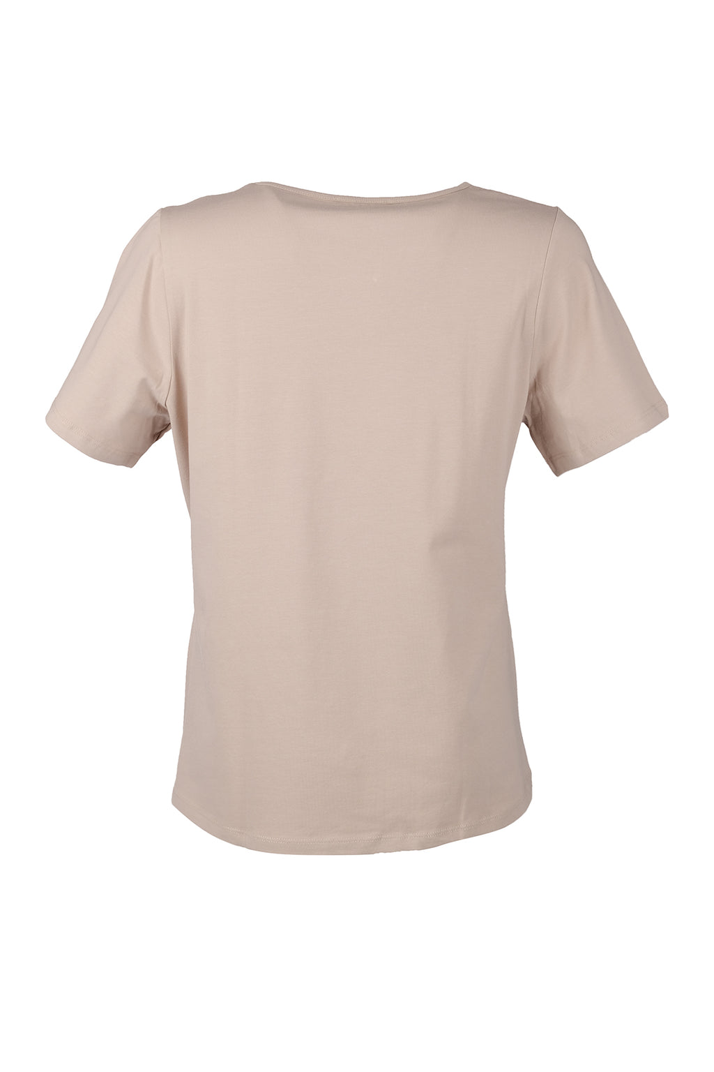 Vedi-bb Oversize V Yaka Kadın T-Shirt - Minimalist Stil
