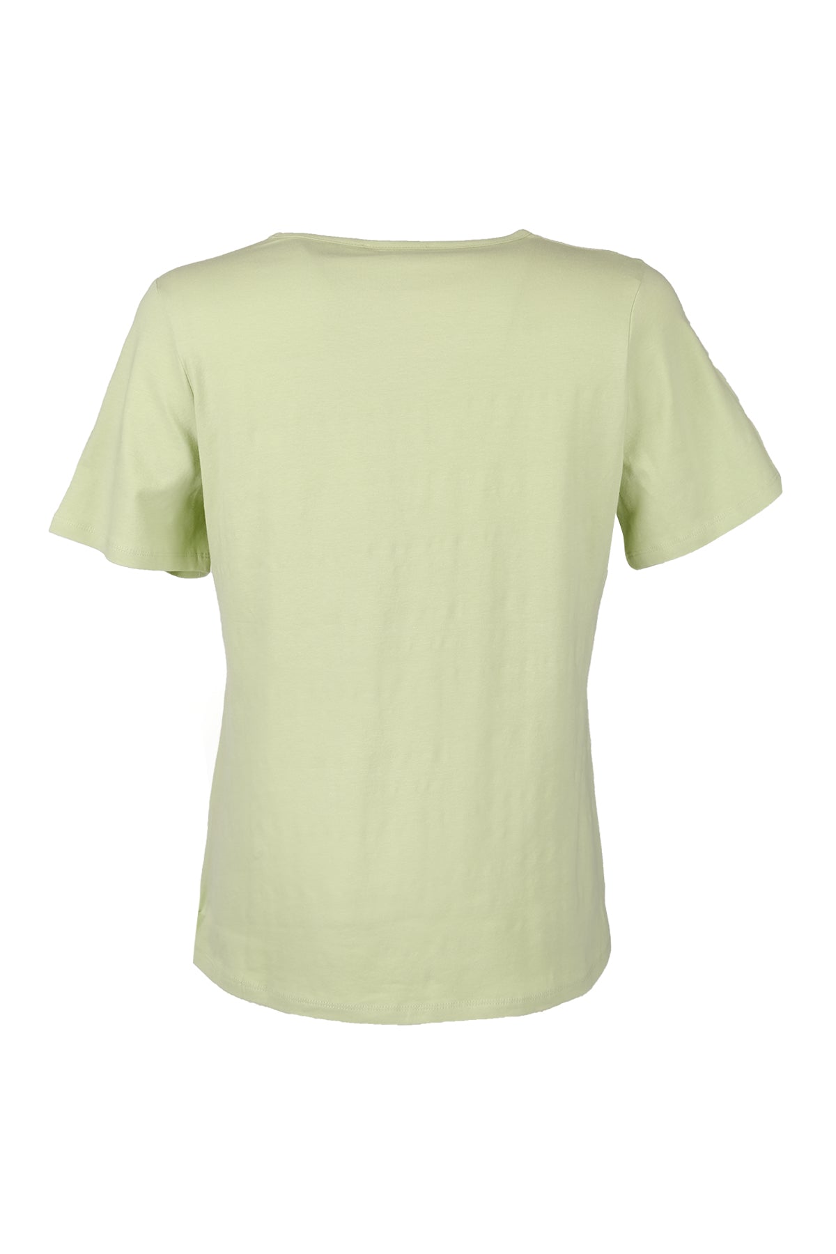 Vedi-bb Oversize V Yaka Kadın T-Shirt - Minimalist Stil