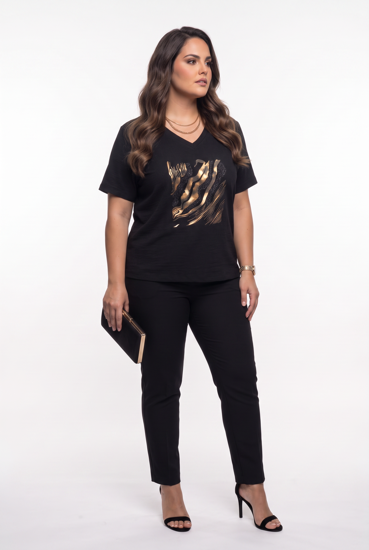 Vedi-bb Kadın T-Shirt 26XY7056 İkincil görsel