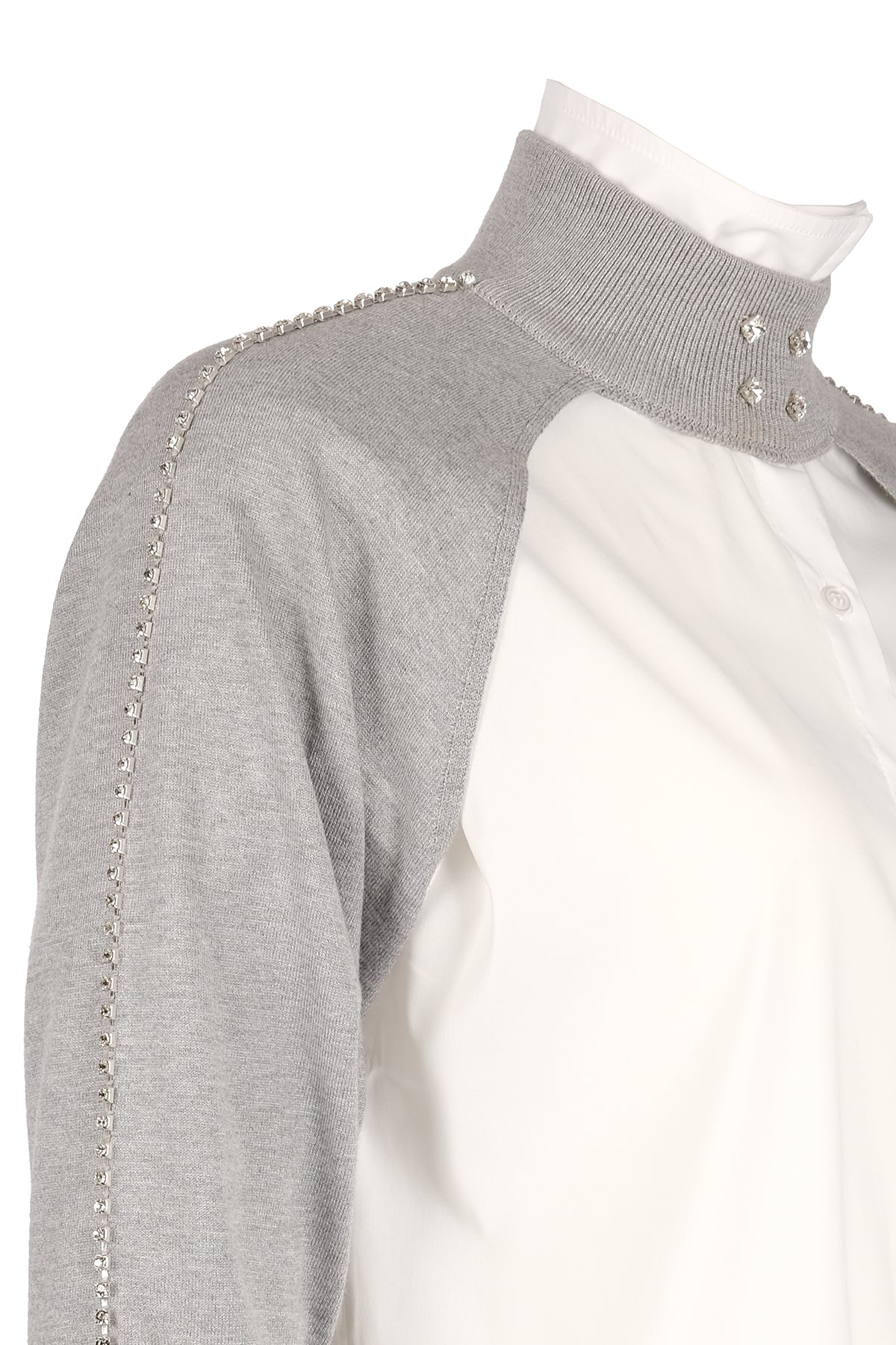 Vedi Oversize Boğazlı Uzun Kol Minimalist Kadın Bolero - VD4030 Translation missing: ar.content.product_image_secondary