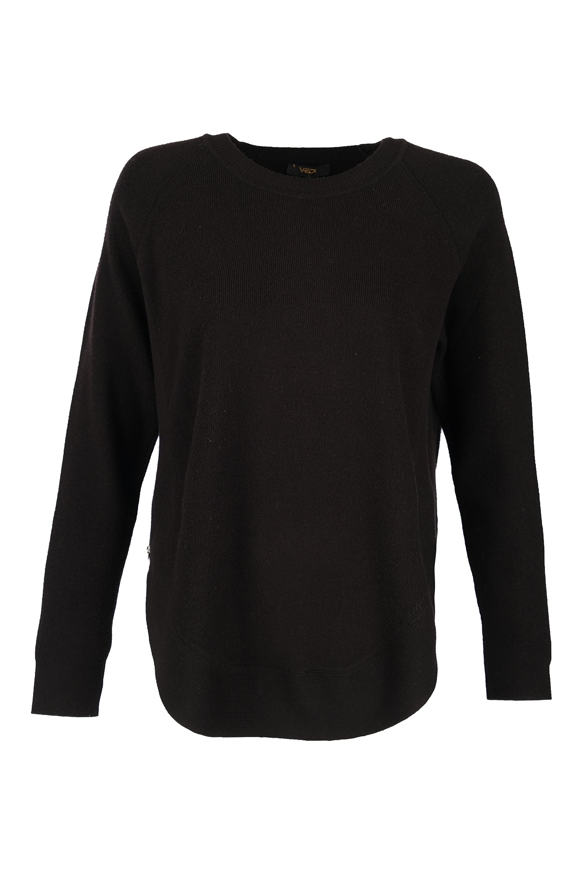 Vedi Oversize Yuvarlak Yaka Uzun Kol Minimalist Kadın Kazak Translation missing: ar.content.product_image_main