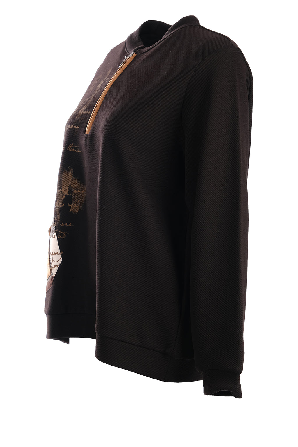 Vedi Oversize Uzun Kol Kadın Sweatshirt - Minimalist Günlük