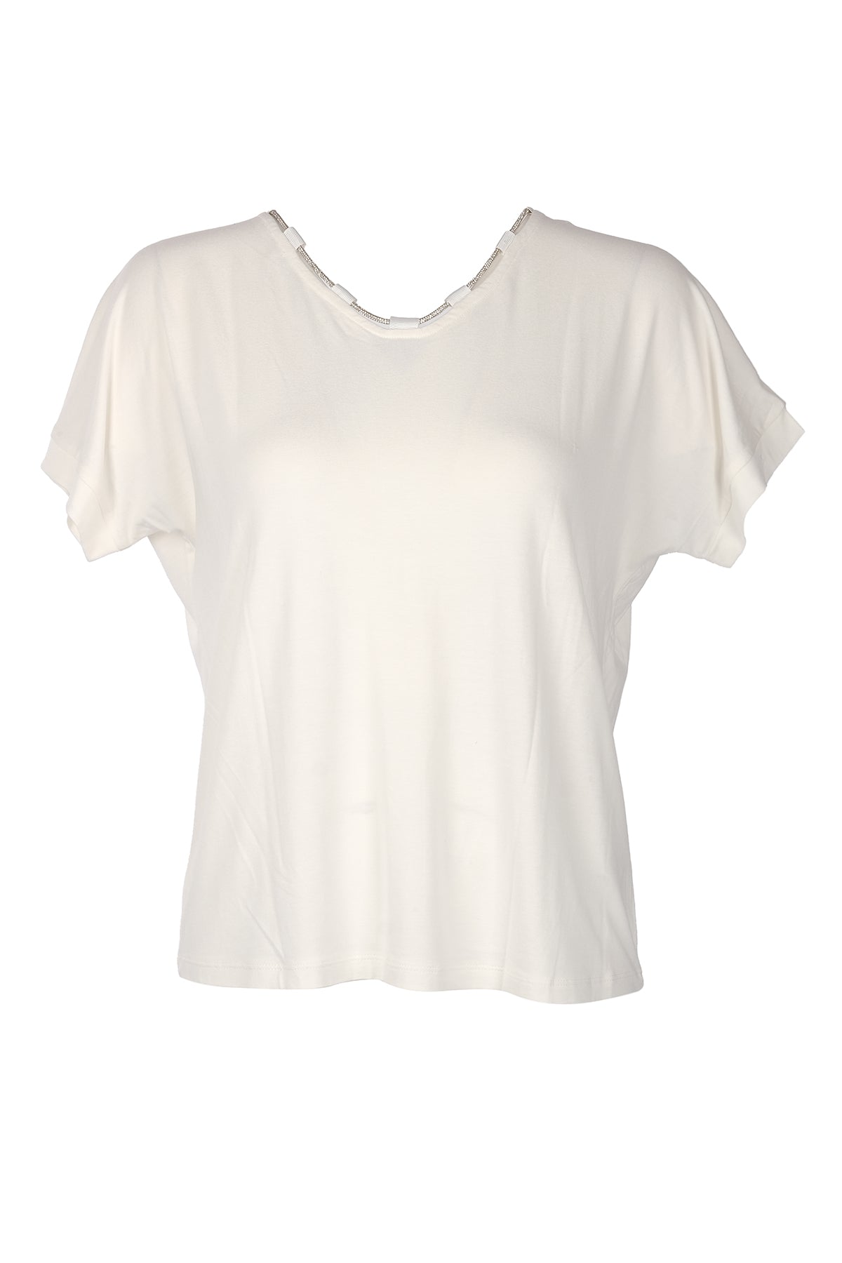 Vedi Oversize Minimalist Kadın T-Shirt - Kısa Kol Rahat Günlük Translation missing: ar.content.product_image_main