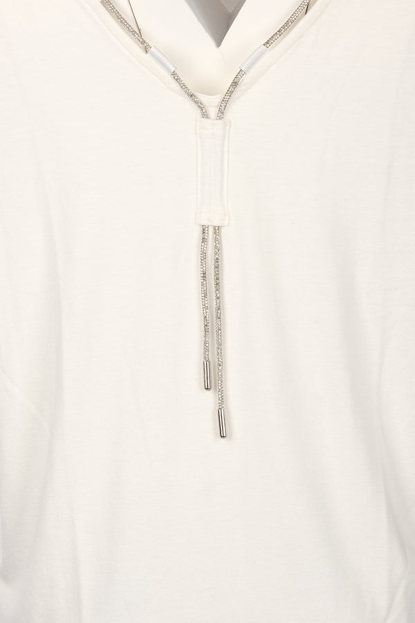 Vedi Oversize Minimalist Kadın T-Shirt - Kısa Kol Rahat Günlük