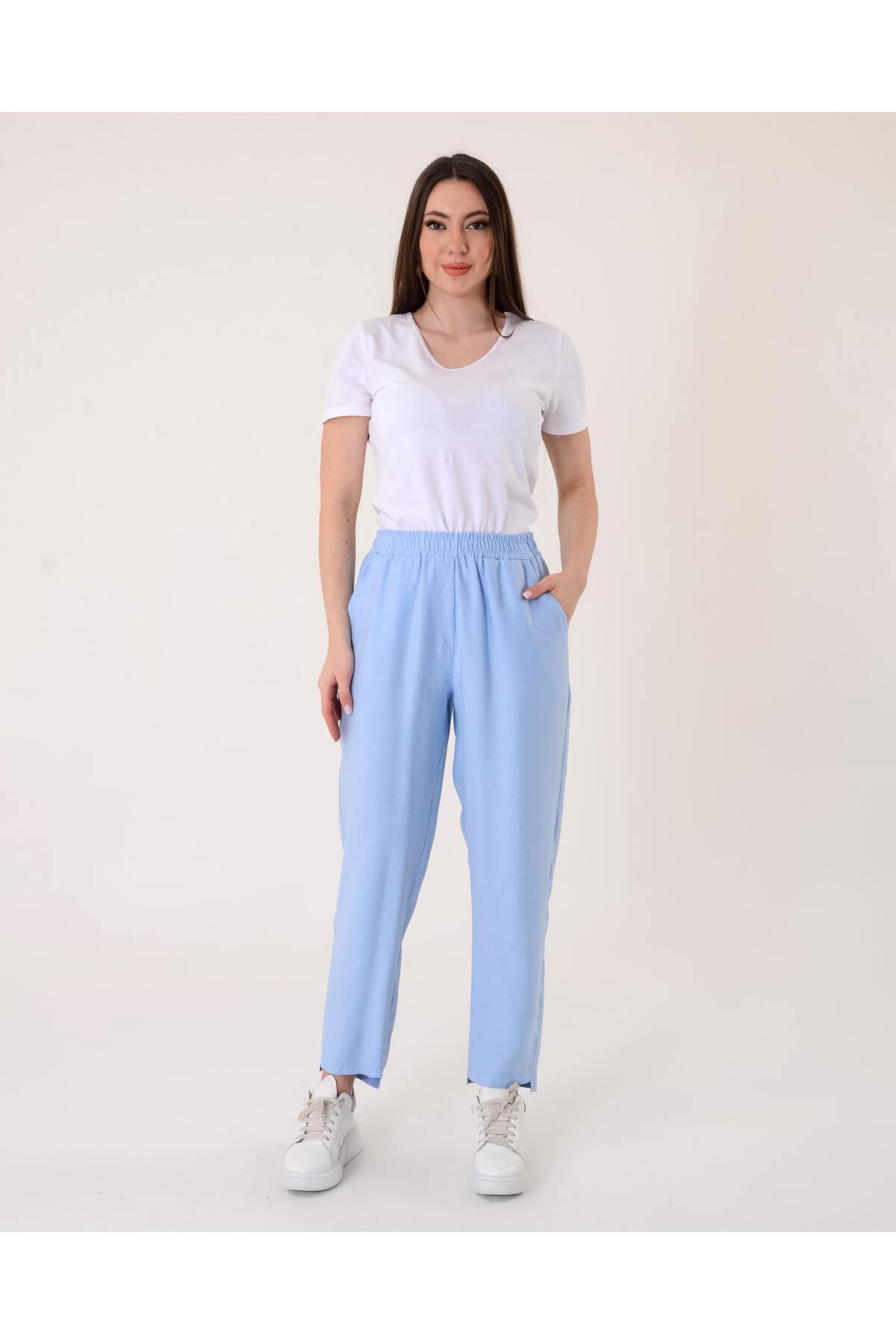 Vedi Minimalist Crop Pantolon - Günlük Kullanım için Rahat ve Şık Translation missing: tr.content.product_image_secondary