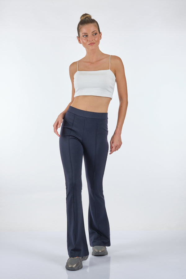 Vedi Minimalist Midi Flared Pantolon - Günlük & Şık Kombinler