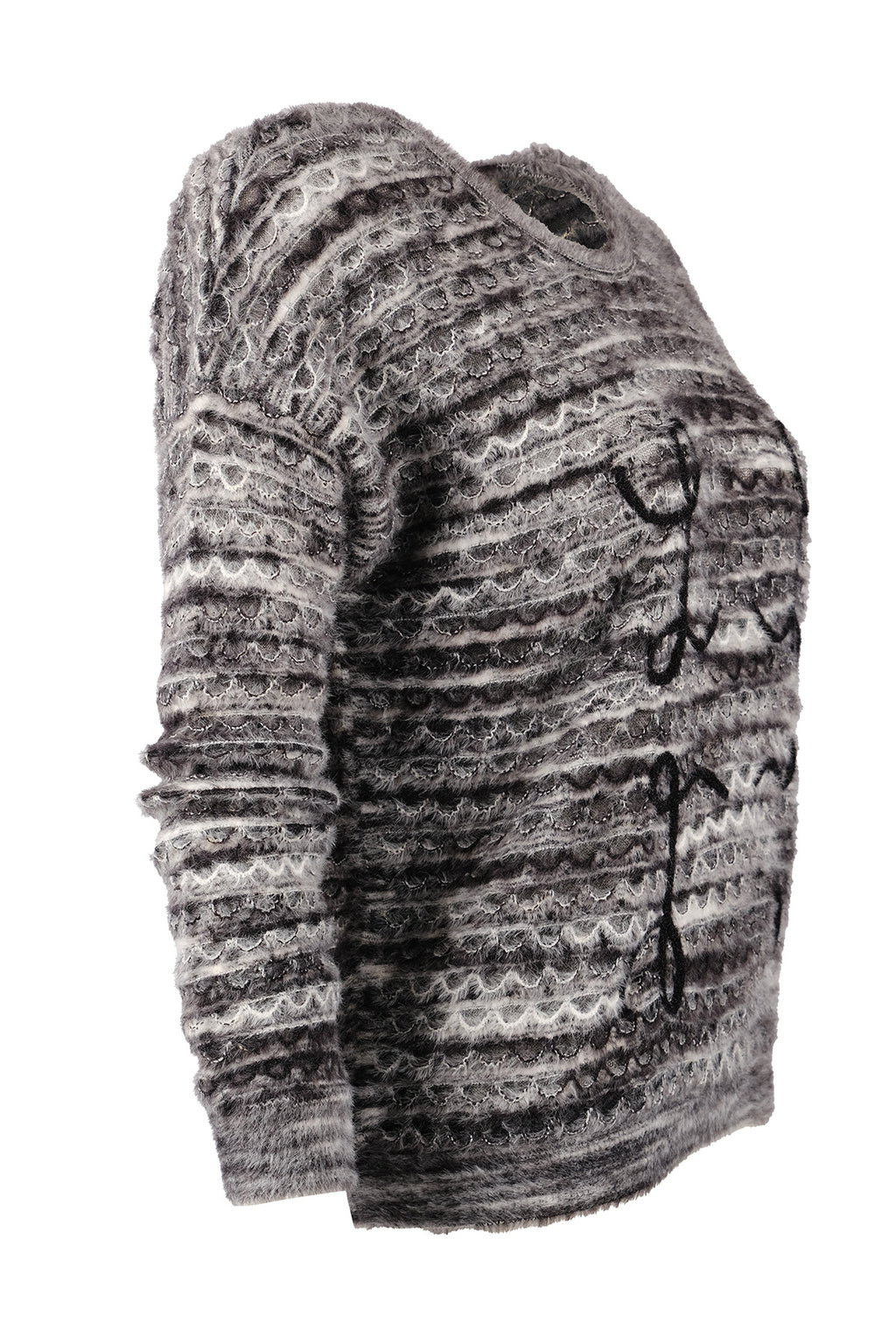 Vedi Minimalist Oversize 3/4 Kol Kadın Kazak - Günlük Kullanım