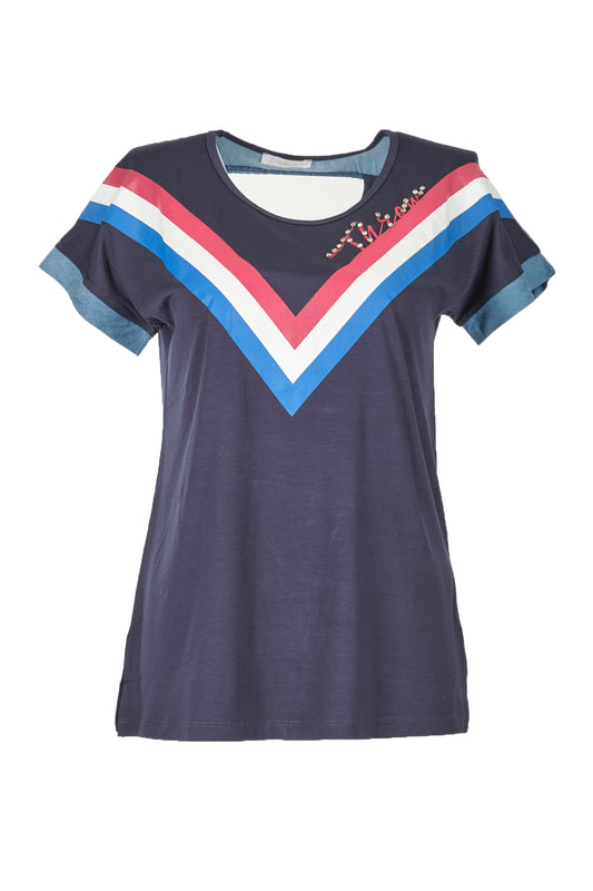 Vedi Minimalist Vintage Kadın T-Shirt - Kısa Kol Günlük